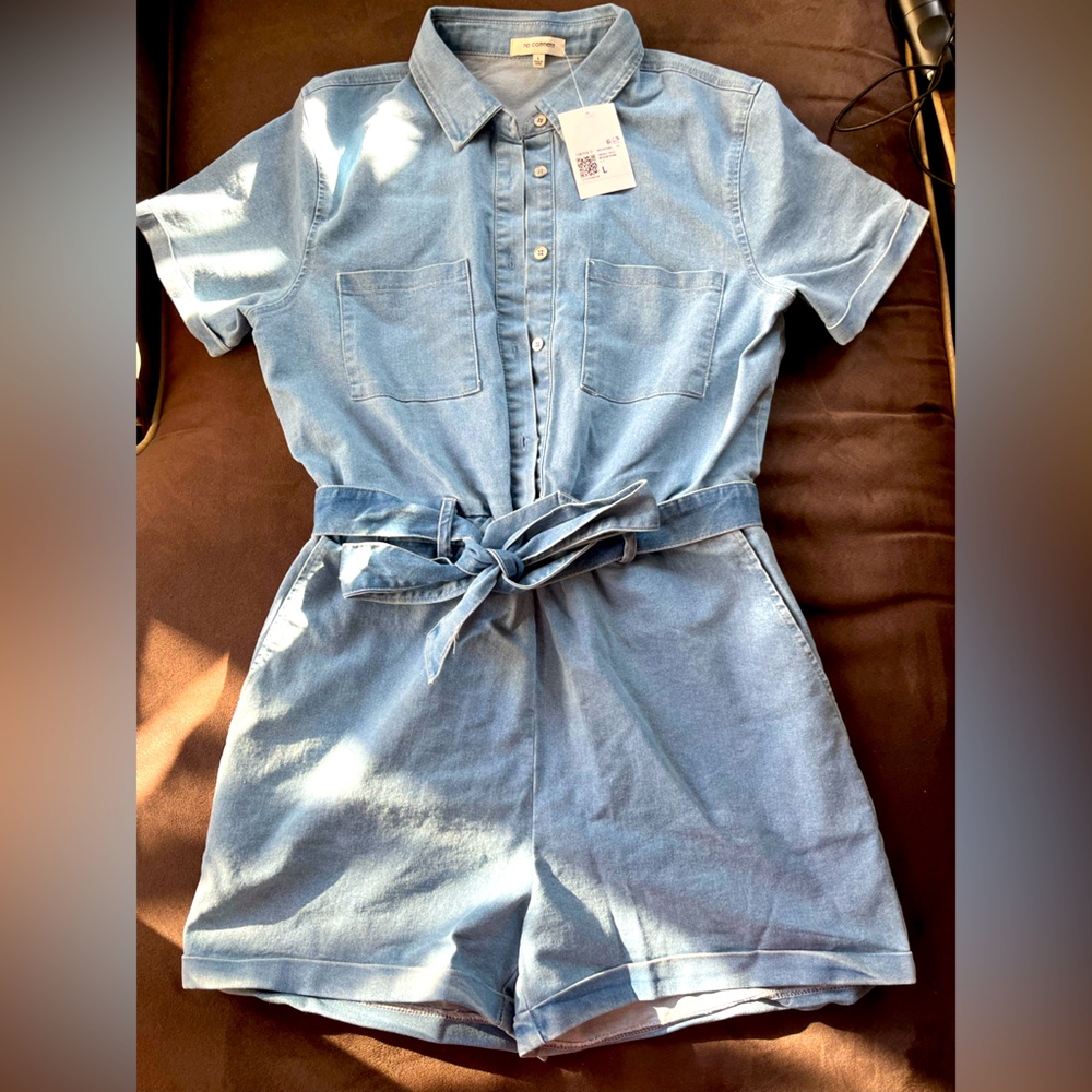 Forever 21 Jean shorts Jumper